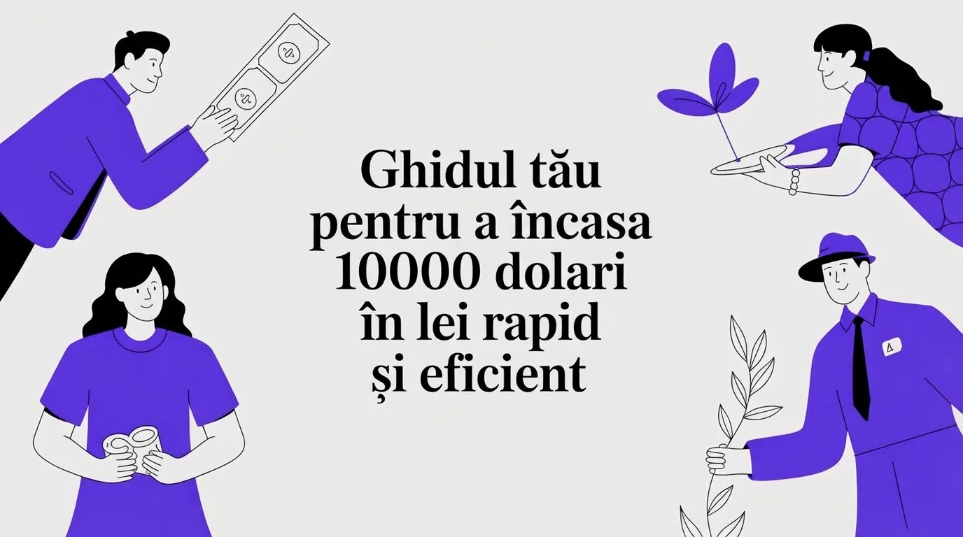 Ghidul tău pentru a încasa 10000 dolari in lei rapid și eficient