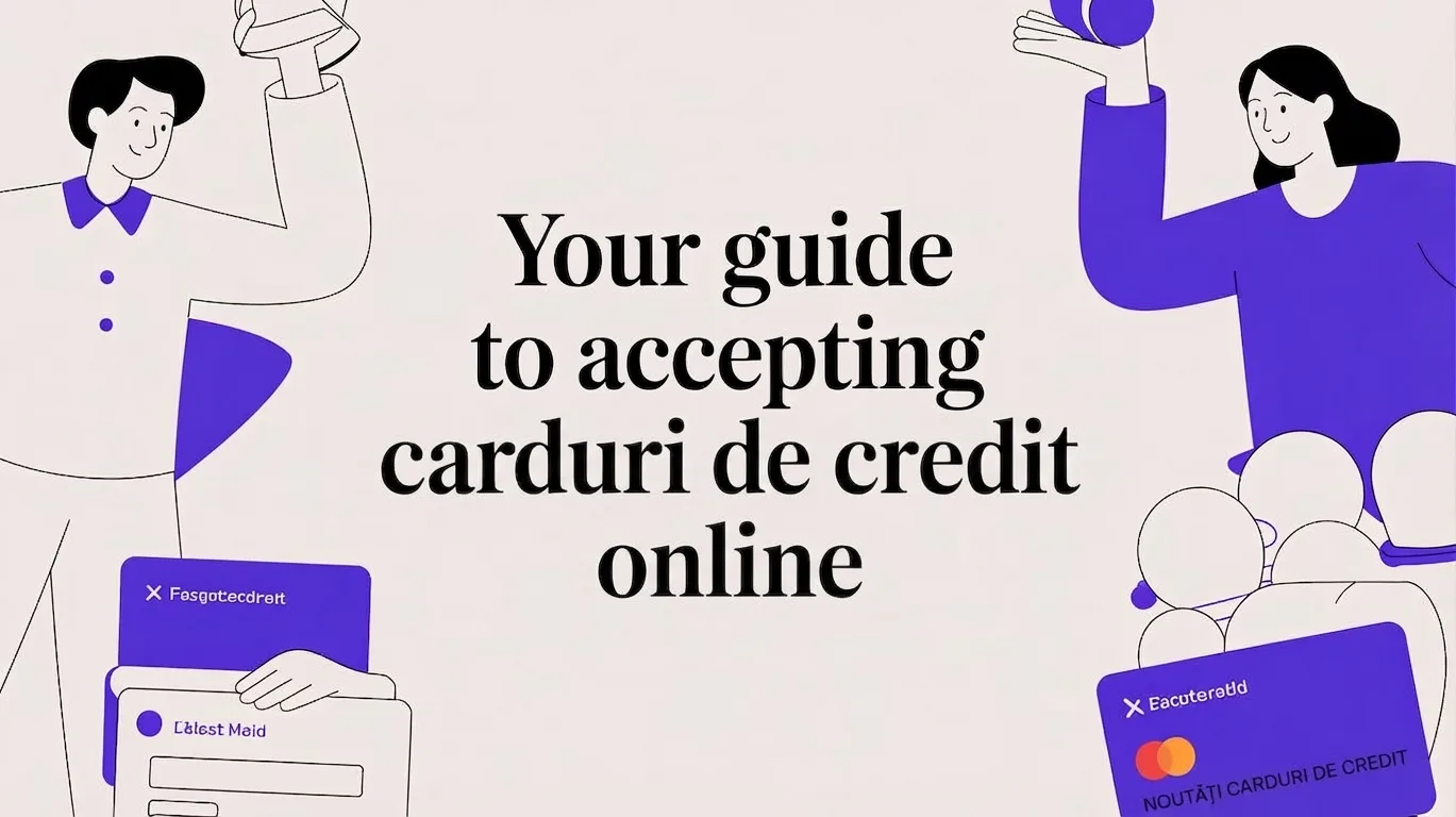 Your Guide to Accepting Carduri de Credit Online