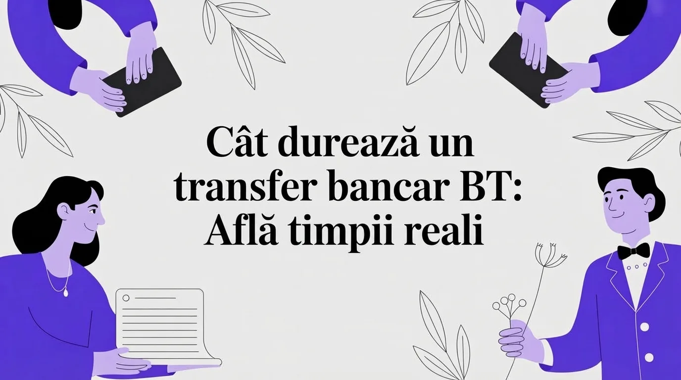 Cât durează un transfer bancar BT: Ghid pentru încasări rapide ca freelancer