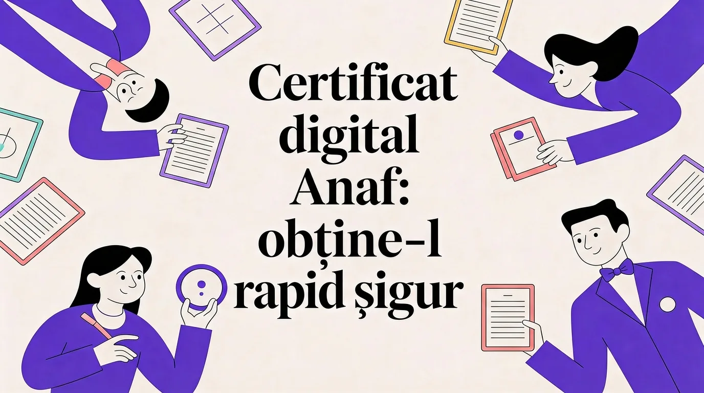 Certificat digital anaf: Obține-l rapid și transformă birocrația în profit