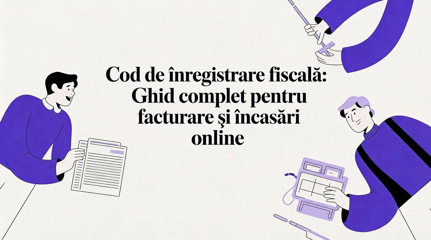 Cod de inregistrare fiscala: Ghidul tău pentru a factura și încasa online, chiar de azi