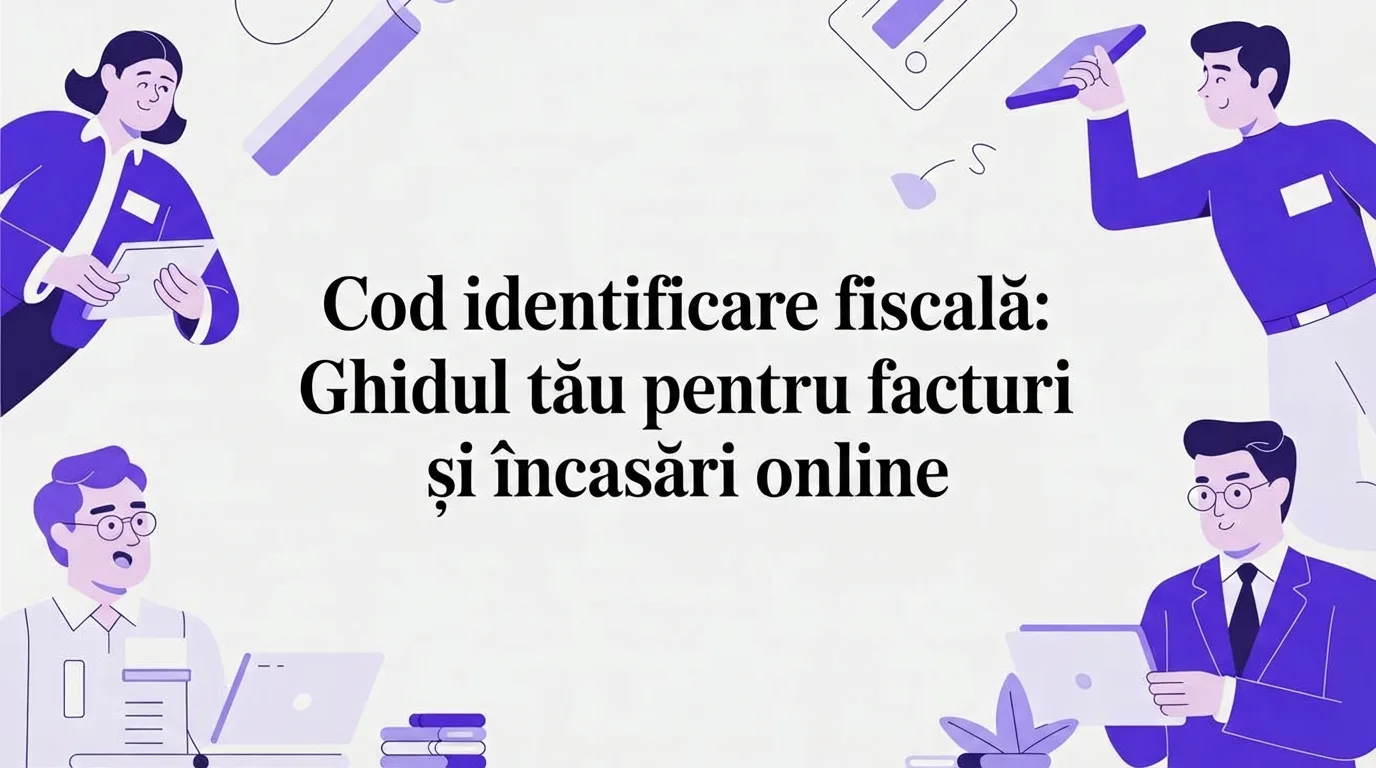 Cod identificare fiscala: ghidul tău pentru a încasa bani online rapid