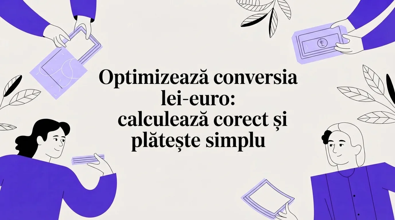 Devino plătit în Euro, încasează în Lei: Ghidul tău pentru conversie fără pierderi