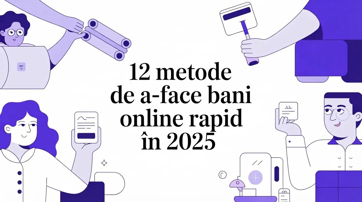 12 Metode de a Face Bani Online Rapid în 2025