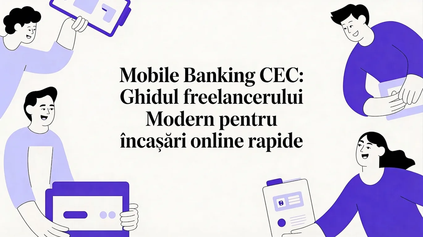 Mobile banking CEC: Cum încasezi primul salariu de freelancer chiar azi