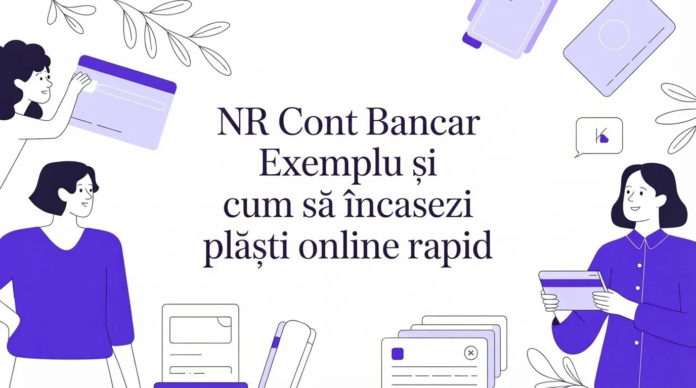 Nr cont bancar exemplu: Ghidul tău pentru a încasa bani online rapid