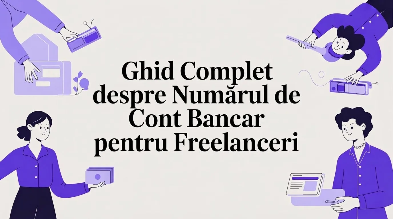 De la numar cont bancar la încasări online: Ghidul freelancerului de succes
