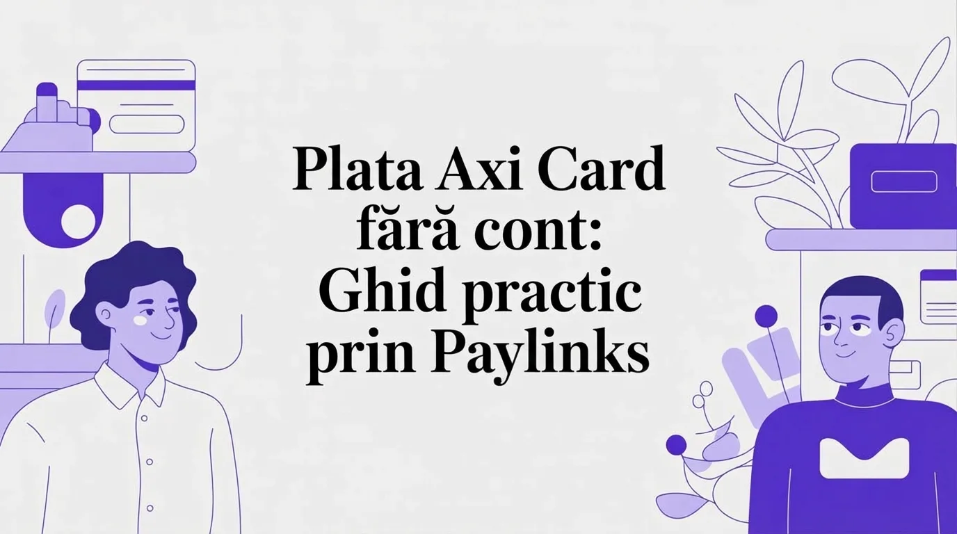 Fii plătit instant: Acceptă plata AXI card fără cont prin PayLinks