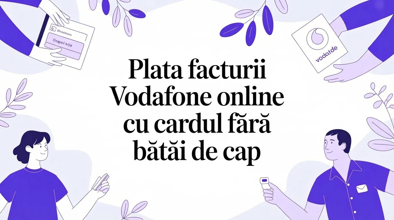 Plata Facturii Vodafone Online cu Cardul: Ghidul Tău Spre Eficiență