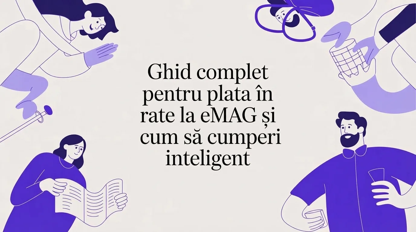 Ghid complet pentru plata în rate eMAG: transformă o cheltuială într-o investiție inteligentă