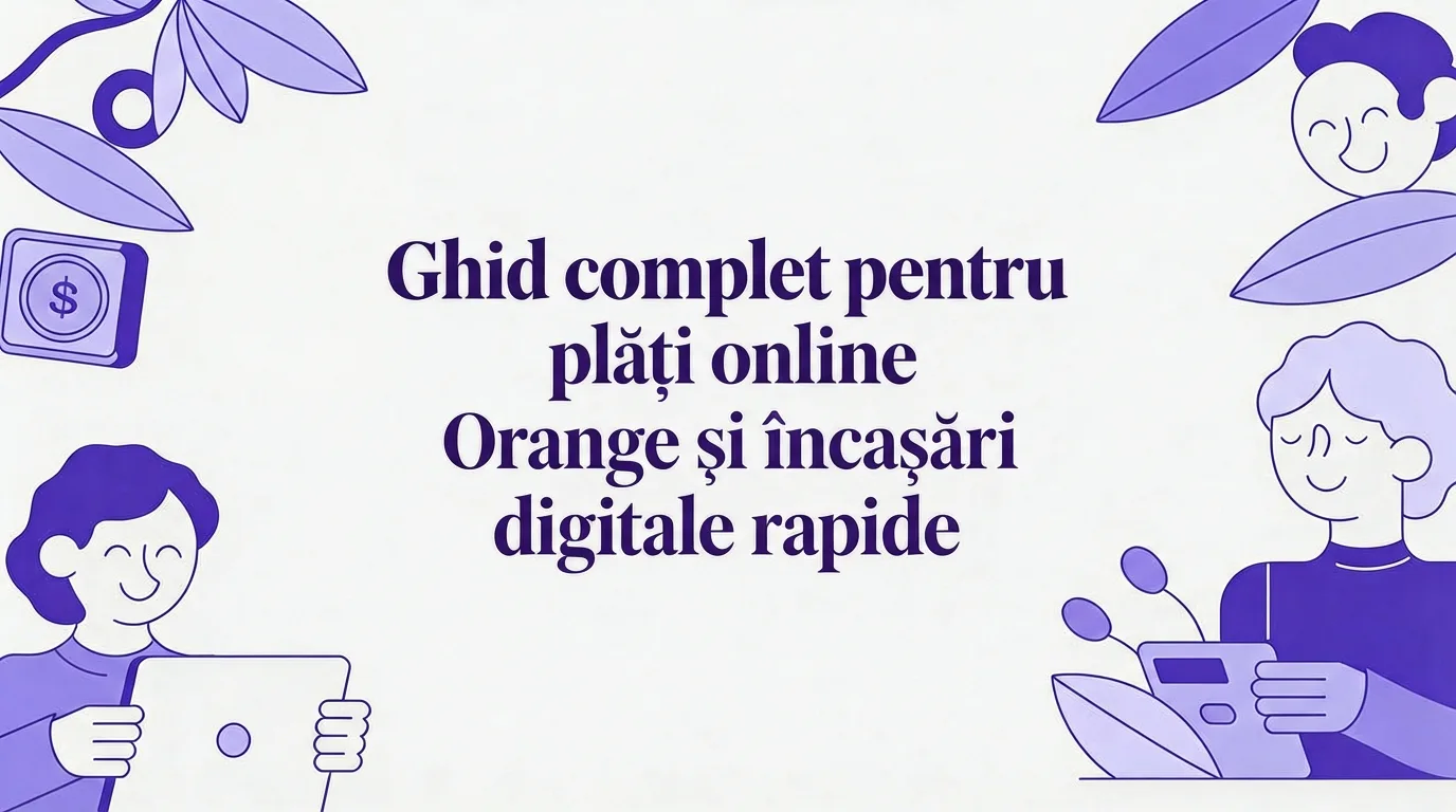 Ghid complet pentru plati online Orange și încasări digitale rapide