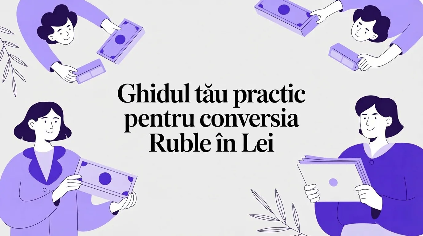 Ghidul tău pentru a transforma munca ta în bani: conversia ruble in lei