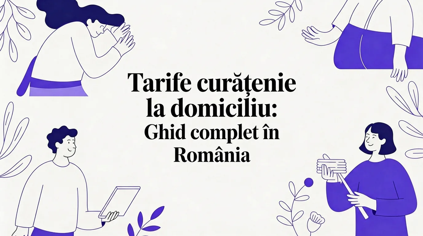 Tarife curățenie la domiciliu: Ghidul freelancer-ului modern pentru a încasa rapid